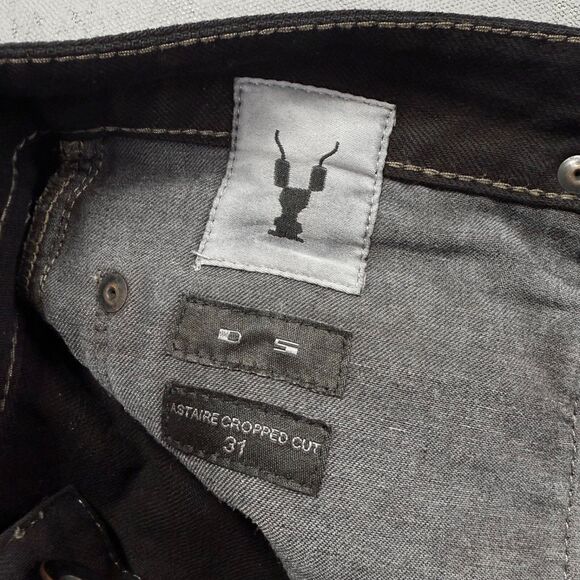 Rick Owens DRKSHDW FW 2017 Astaire Cropped Cut Over-Dyed Denim Jeans Size 31 - Picture 4 of 8